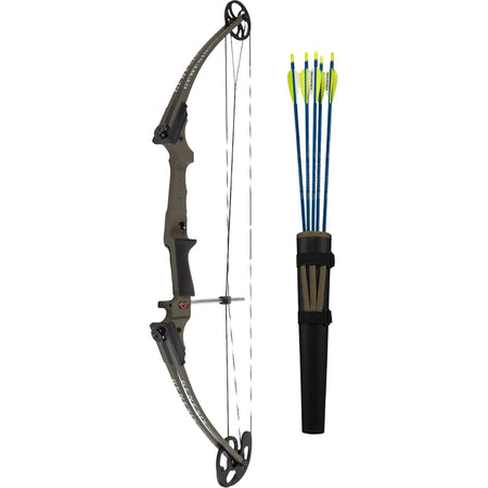 Genesis Compound Bow Set Ambush RH with Quiver and Arrows