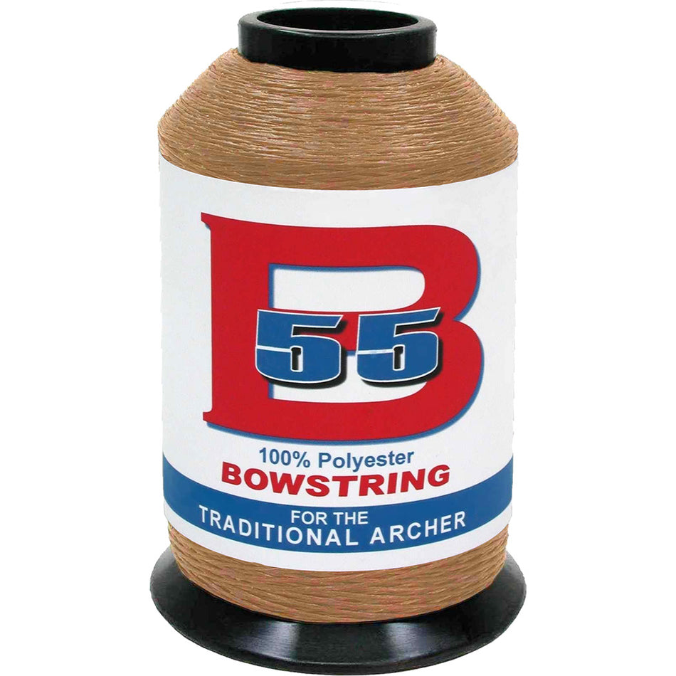 BCY B55 Bowstring Material Medium Brown/Tan 1/4 lb. 100% Polyester