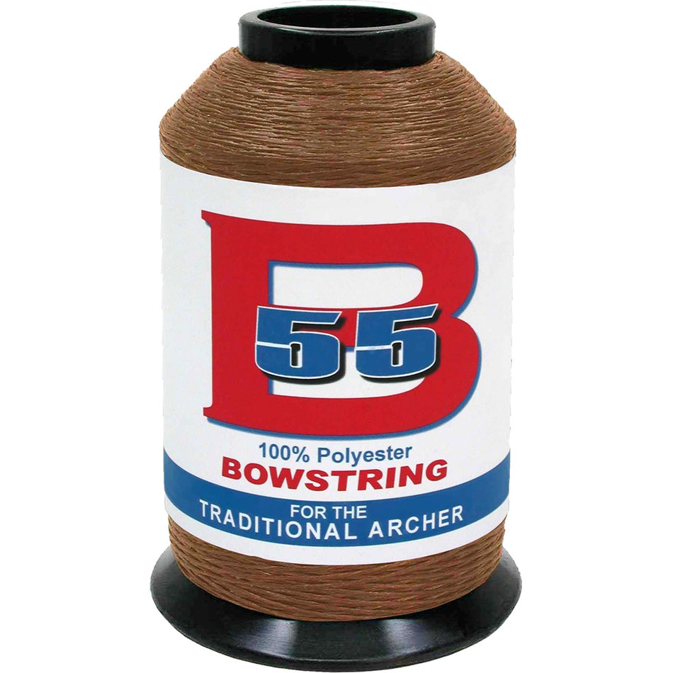BCY B55 Bowstring Material Dark Brown 1/4 lb. 100% Polyester