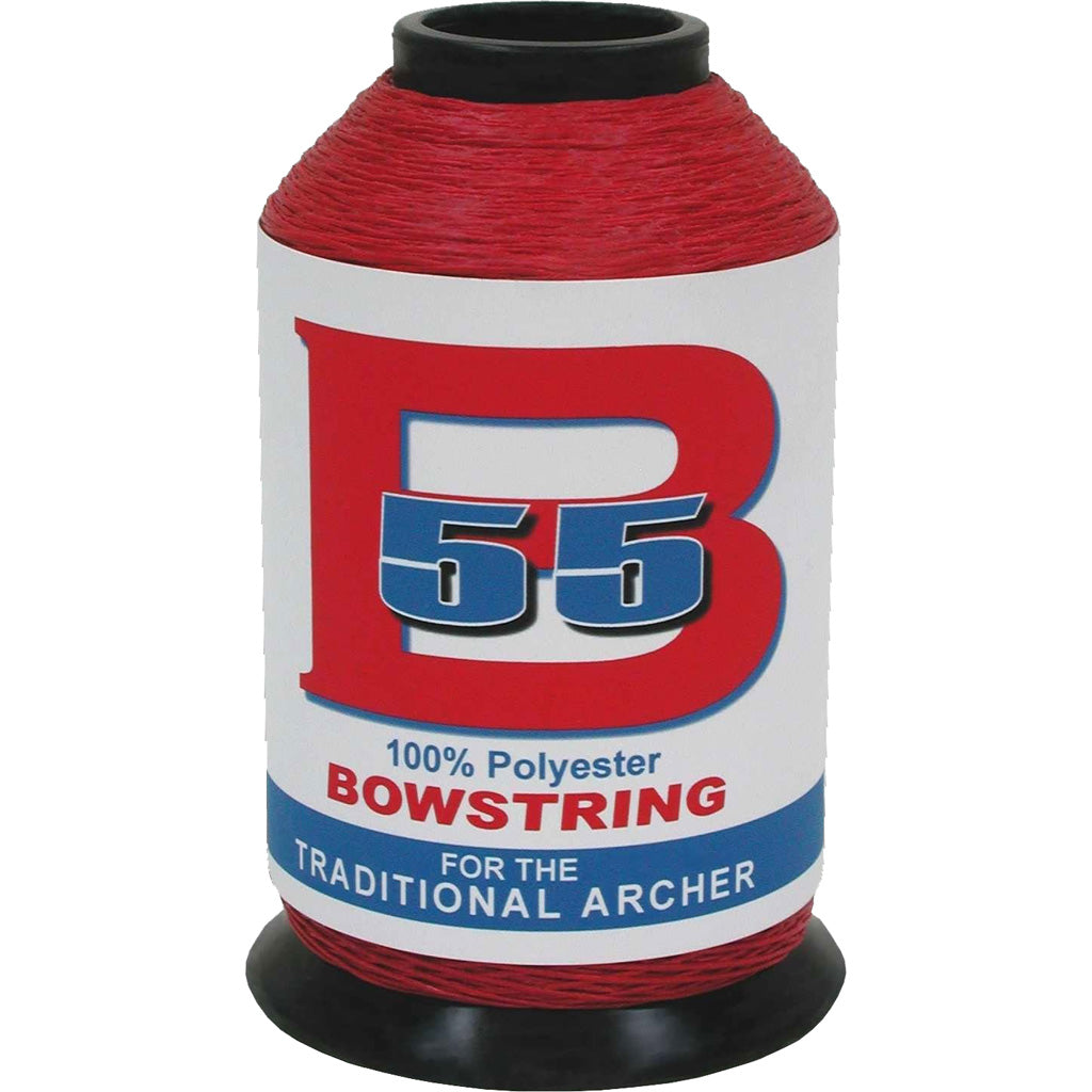 BCY B55 Bowstring Material Red 1/4 lb. 100% Polyester