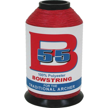 BCY B55 Bowstring Material Red 1/4 lb. 100% Polyester