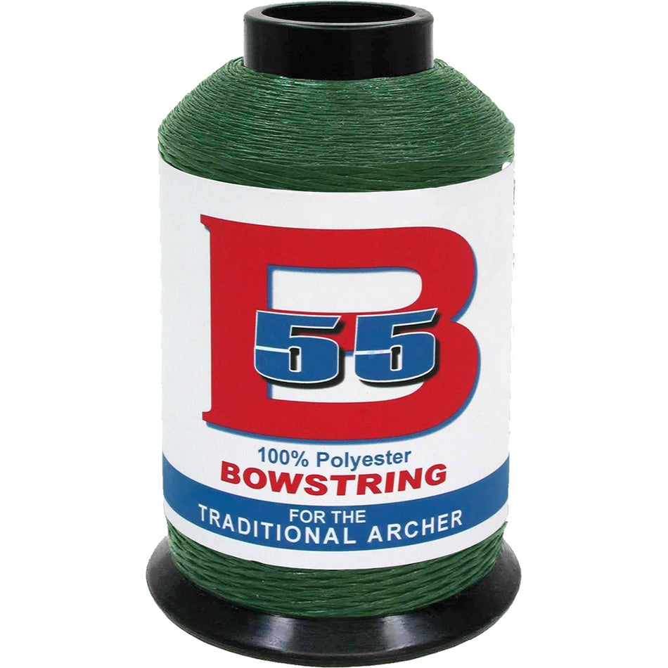 BCY B55 Bowstring Material OD Green 1/4 lb. 100% Polyester