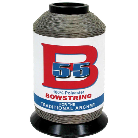 BCY B55 Bowstring Material Silver 1/4 lb. 100% Polyester