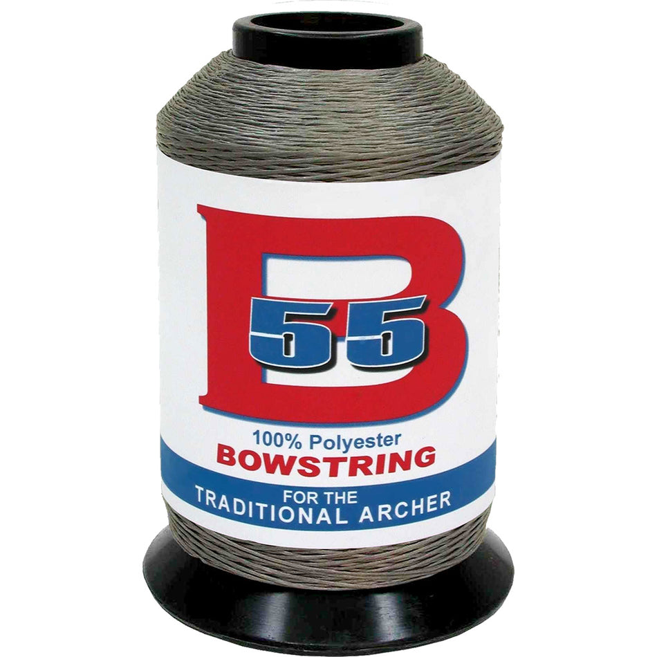 BCY B55 Bowstring Material Silver 1/4 lb. 100% Polyester