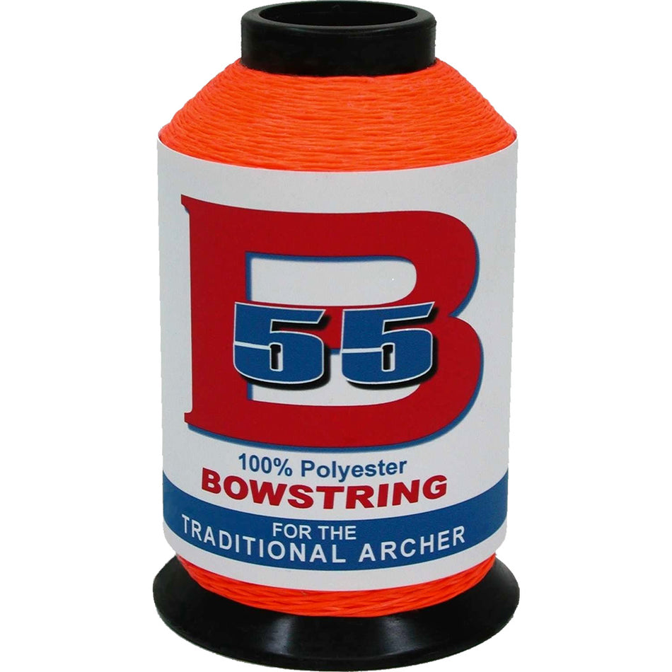 BCY B55 Bowstring Material Fluorescent Orange 1/4 lb. 100% Polyester