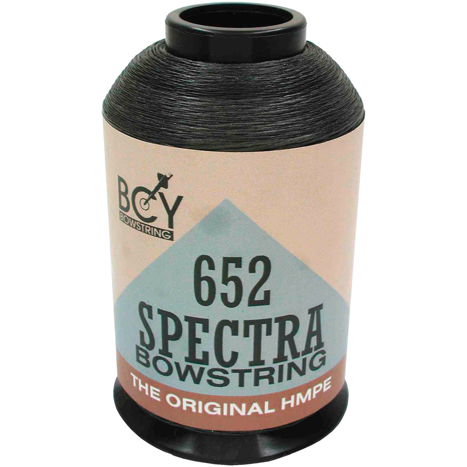 BCY 652 Spectra Bowstring Material Black 1/4 lb. Fast Flight