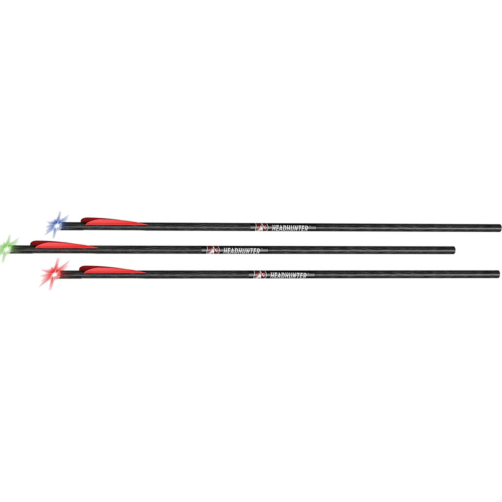Barnett Headhunter Lighted Bolts 20 in. Carbon Crossbow Arrows 3 pk.