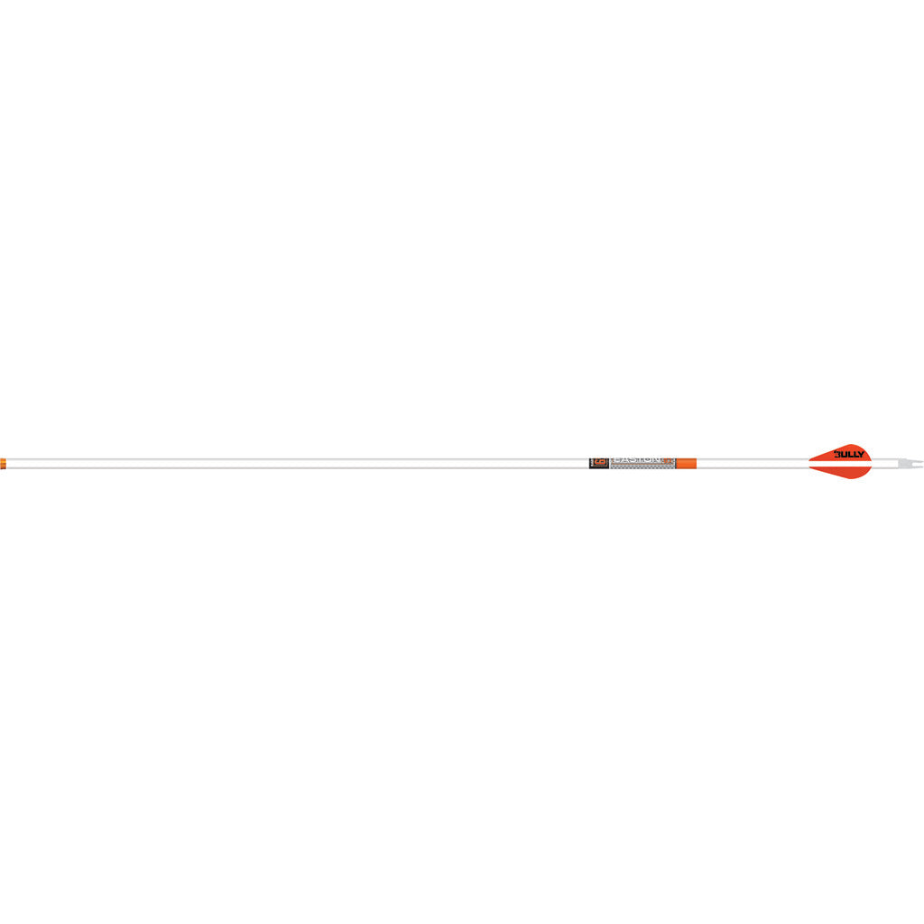 Easton 6.5MM Whiteout 300 Spine Arrow with 2" Bully Vanes 6-Pack