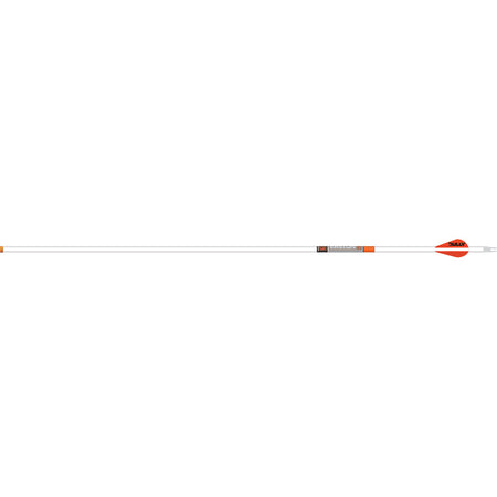 Easton 6.5MM Whiteout 300 Spine Arrow with 2" Bully Vanes 6-Pack