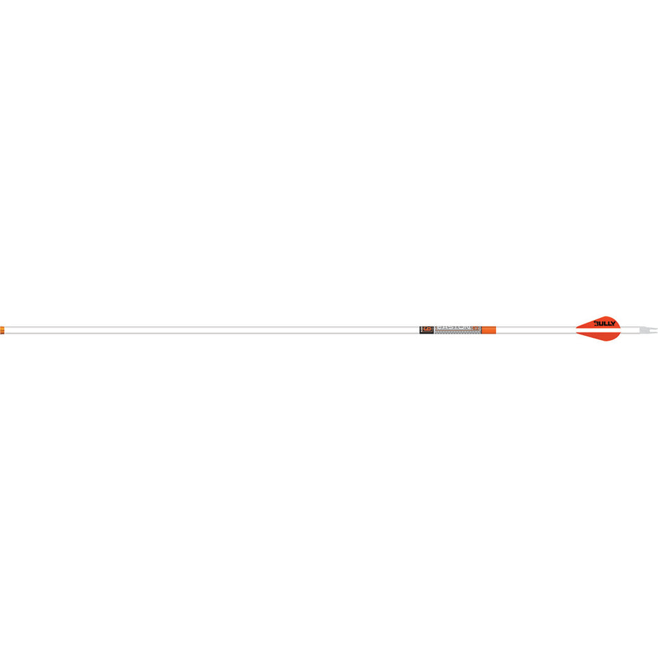 Easton 6.5MM Whiteout 300 Spine Arrow with 2" Bully Vanes 6-Pack