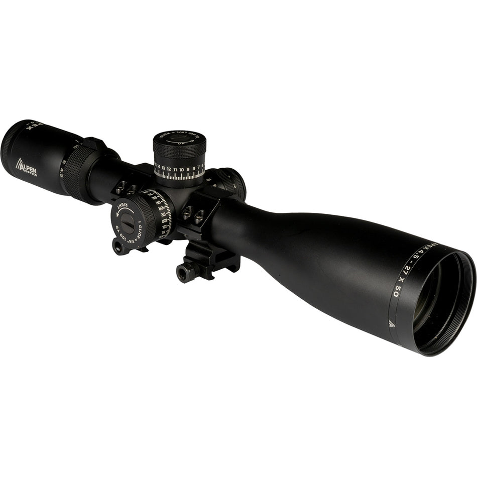 Alpen Apex XP Rifle Scope 4.5-27x50 with WBDC-TACT Reticle