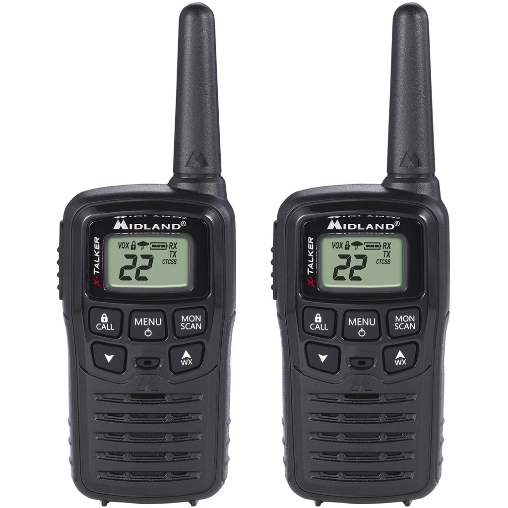 Midland X-Talker T10 Two-Way Walkie Talkie Radio 2 Pack