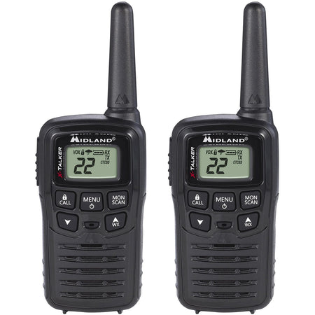 Midland X-Talker T10 Two-Way Walkie Talkie Radio 2 Pack