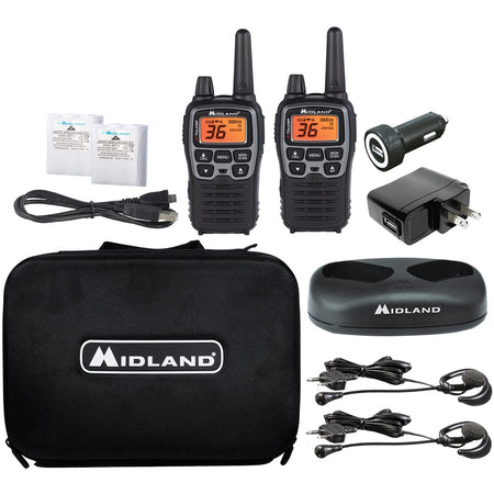 Midland T77VP5 Two-Way Radio Dual Pack with Accessories