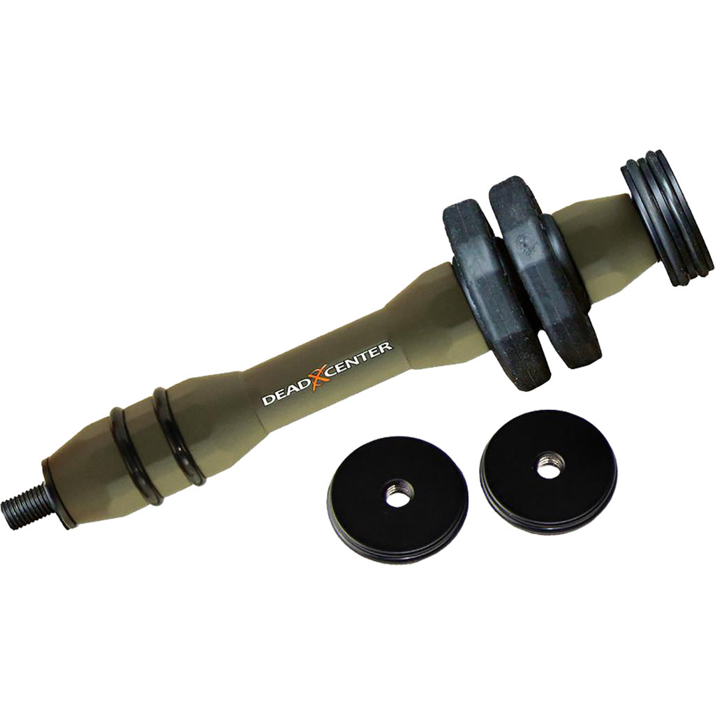 Dead Center Dead Silent Carbon V2 Bow Stabilizer Green 6 in.