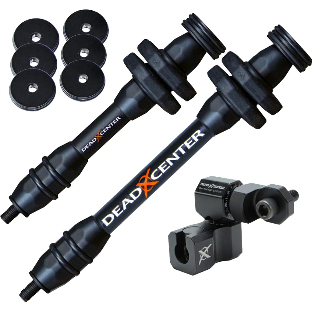 Dead Center Dead Level Hunter V2 Lite Stabilizer Combo Black 8 in./6 in.