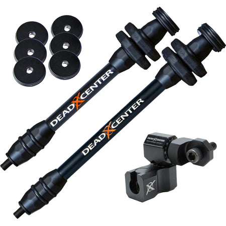Dead Center Dead Level Hunter V2 Lite Stabilizer Combo Black 10 in./8 in.
