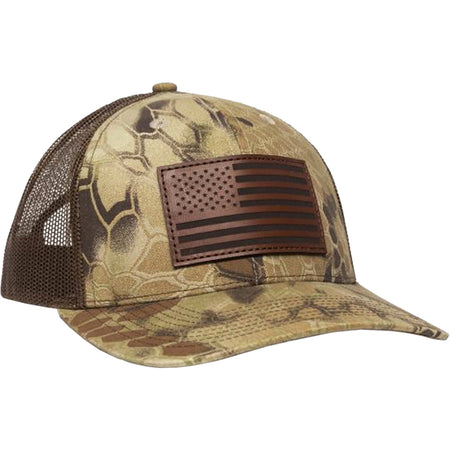 Outdoor Cap American Flag Patch Kryptek Highlander Camo Cap