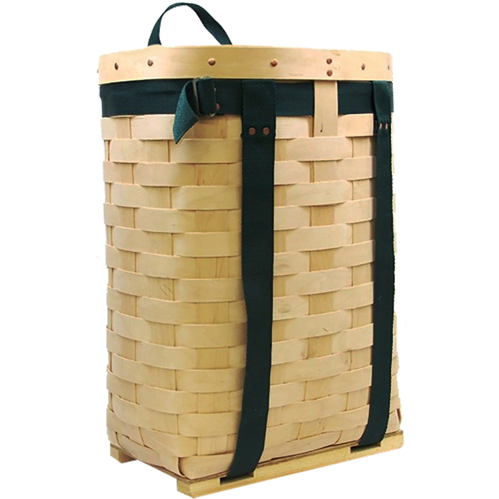 Minnesota Trapline Hand-Woven Hardwood Pack Basket 20 in.