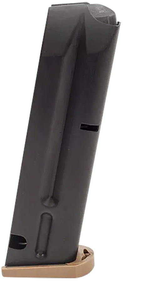 Beretta USA JMM9A310 M9A3 10-Round 9mm Luger Black/Tan Steel Handgun Magazine