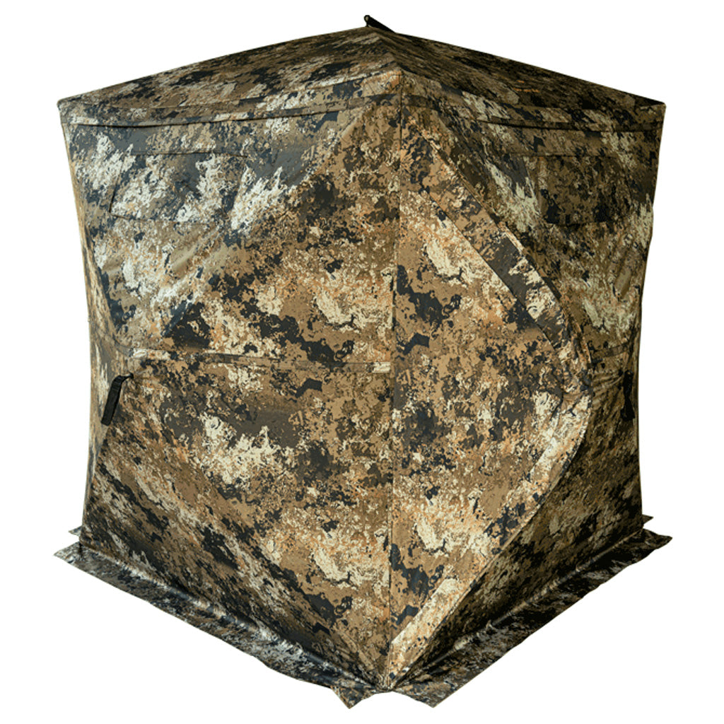 Buck Bourbon Rack House 150 Hub Style Ground Blind Veil Wideland Camo