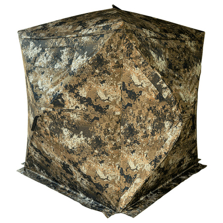 Buck Bourbon Rack House 150 Hub Style Ground Blind Veil Wideland Camo