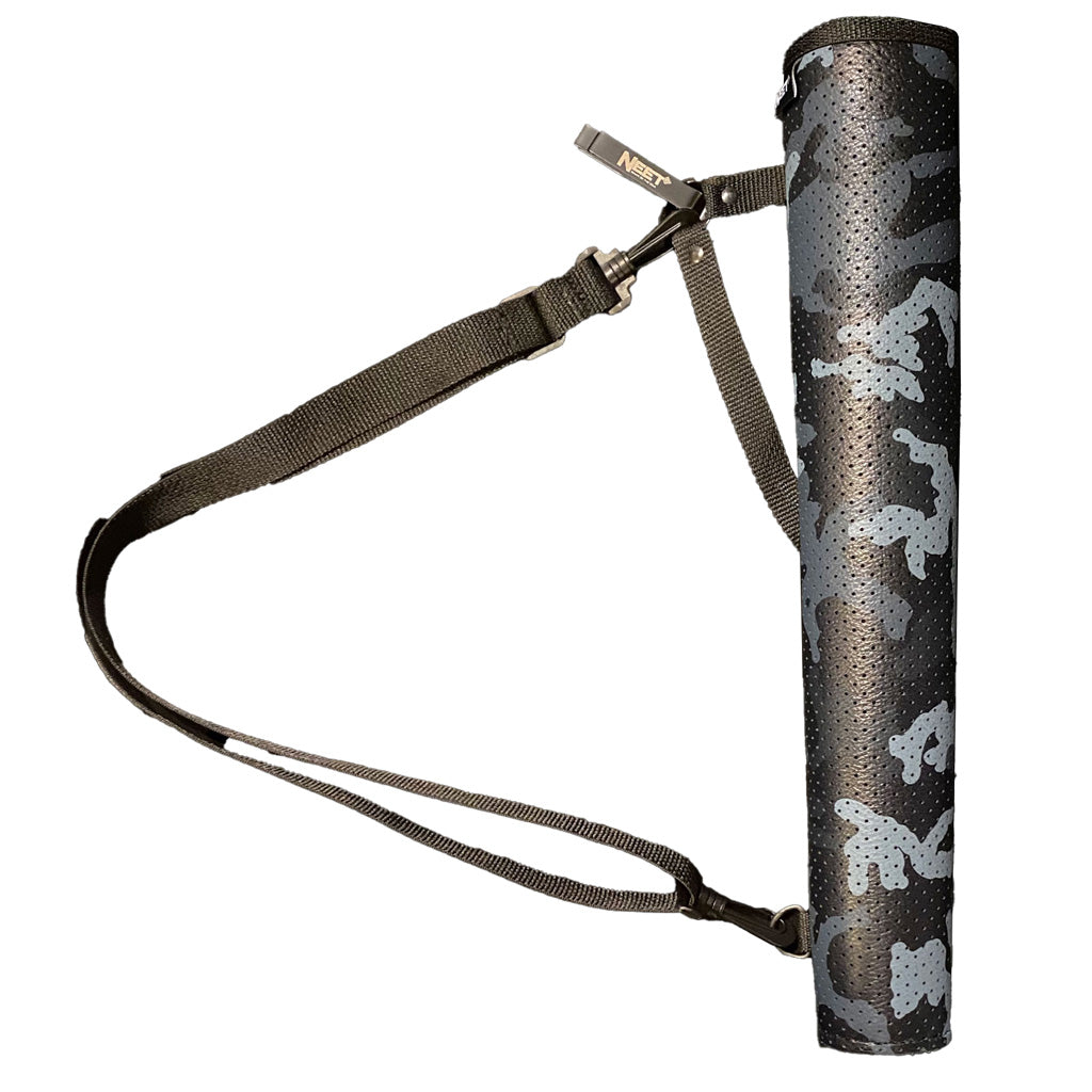 Neet N-610 Leather Tube Quiver Blue Camo Hip to Back Style