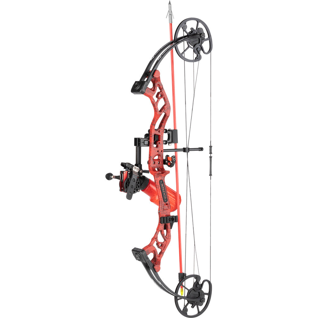 Cajun Sucker Punch Pro RTF Bowfishing Bow Package Red 50 lbs. RH