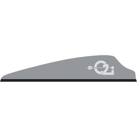 Q2i Fusion X-II Arrow Vanes Grey 2.5 in. 100 Pack