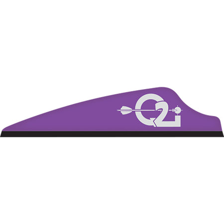 Q2i Fusion X-II SL Vanes Violet 2.1 in. 100 Pack
