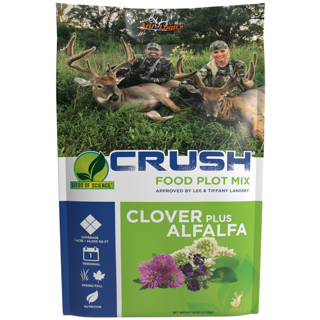 AniLogics CRUSH Clover Plus Alfalfa Food Plot Blend 10 lbs.