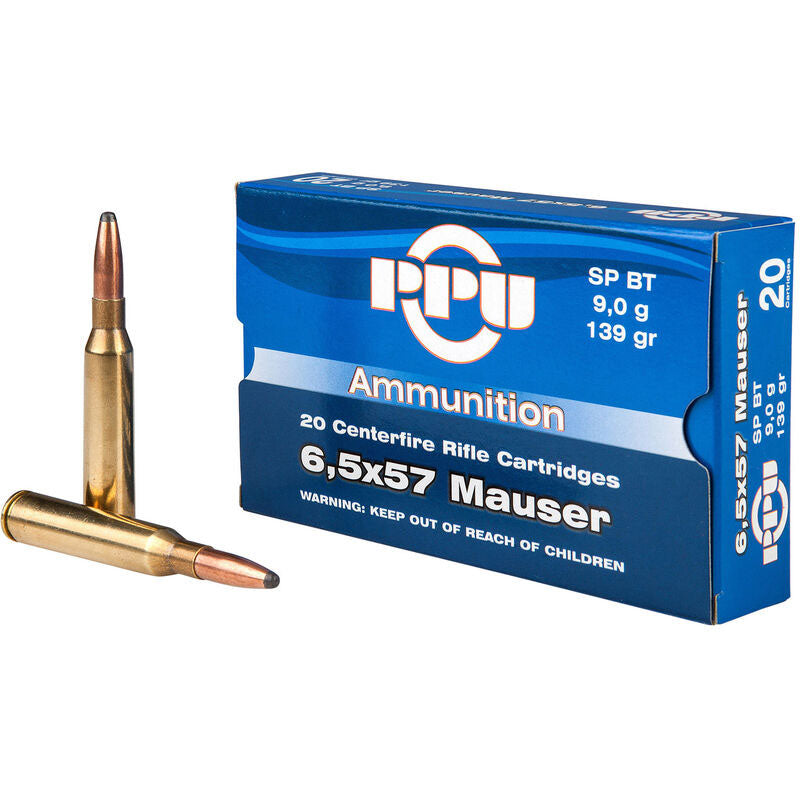 Prvi Partizan  6.5x57mm Mauser 139 gr JSP ammo