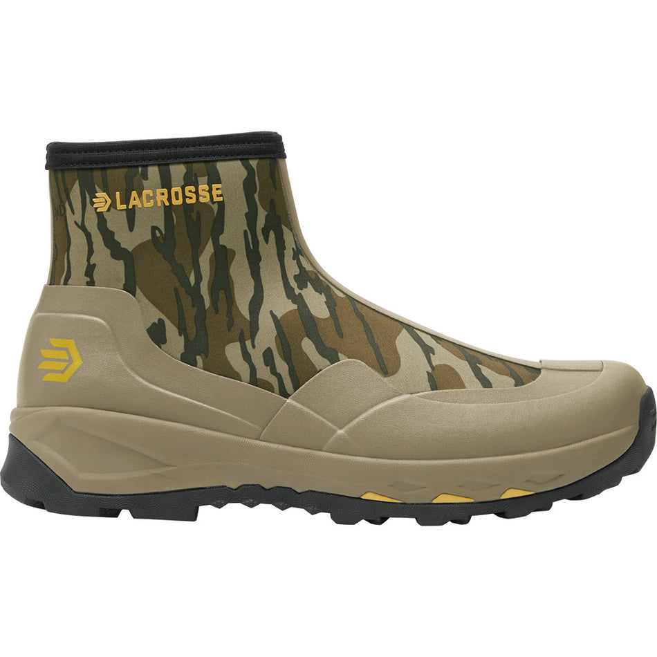 LaCrosse AlphaTerra 6" Mid Rubber Boot Mossy Oak Bottomland Size 13