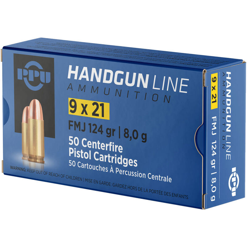 Prvi Partizan  9x21mm IMI 124 gr FMJ ammo