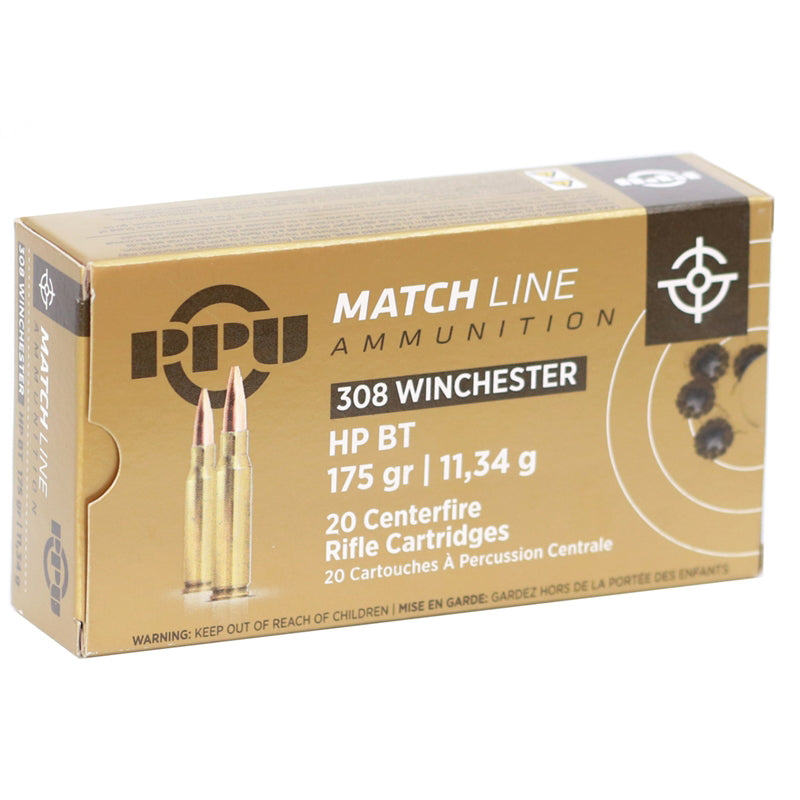 Prvi Partizan Match .308 Win / 7.62x51mm 175 gr BTHP ammo