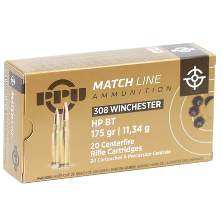 Prvi Partizan Match .308 Win / 7.62x51mm 175 gr BTHP ammo
