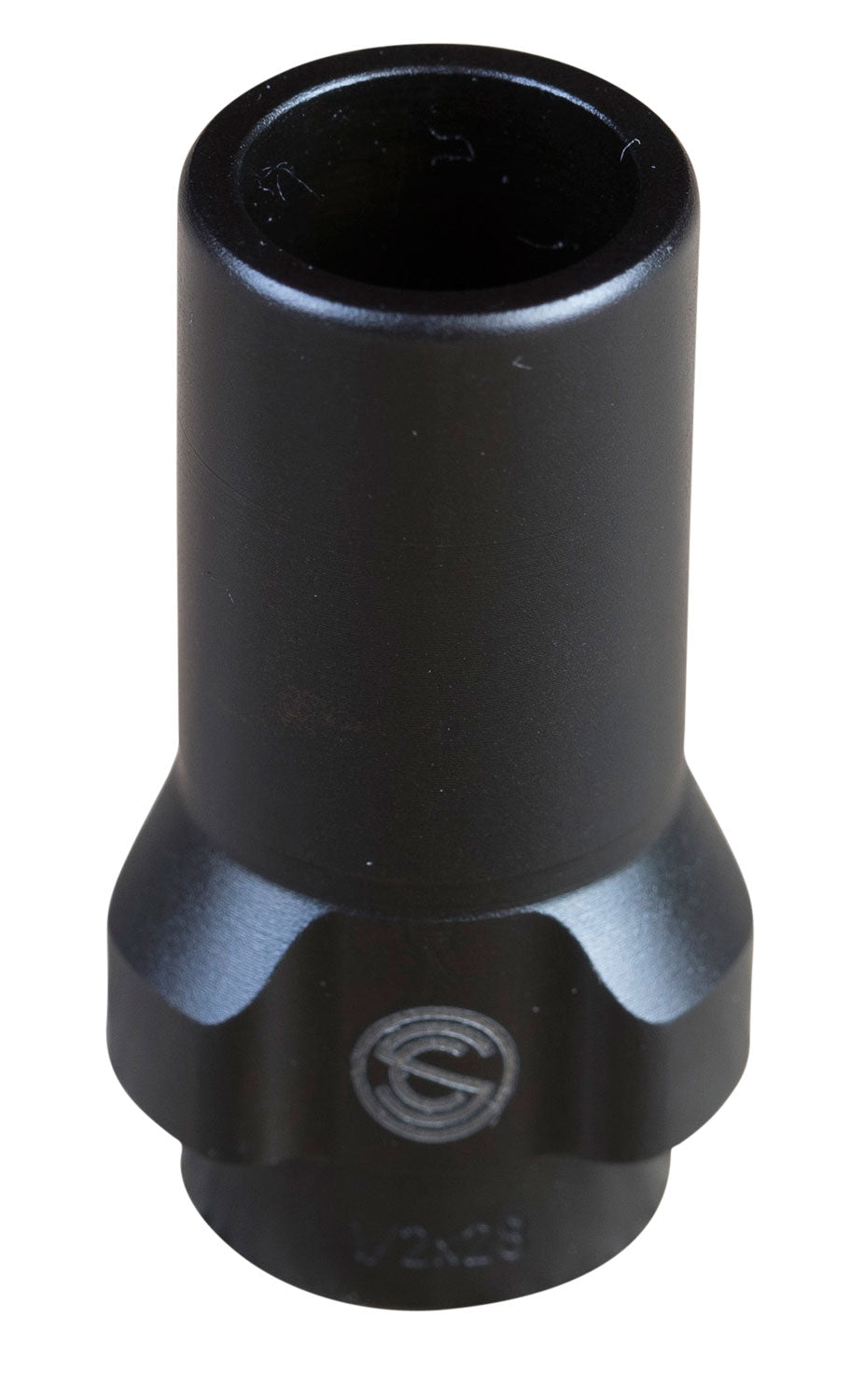 SilencerCo 3-Lug Muzzle Device 9mm Luger 1/2"-28 TPI Suppressor Adapter