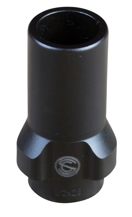 SilencerCo 3-Lug Muzzle Device 9mm Luger 1/2"-28 TPI Suppressor Adapter