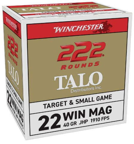 Winchester TALO Power-Point .22 Magnum / WMR 40 gr JHP ammo