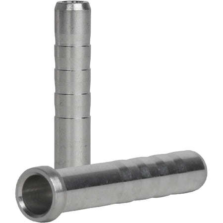 Easton 6.5mm Aluminum Arrow Inserts Silver 6-Pack