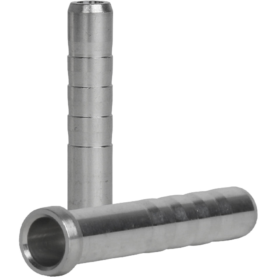 Easton 6.5mm Aluminum Arrow Inserts Silver 100-Pack
