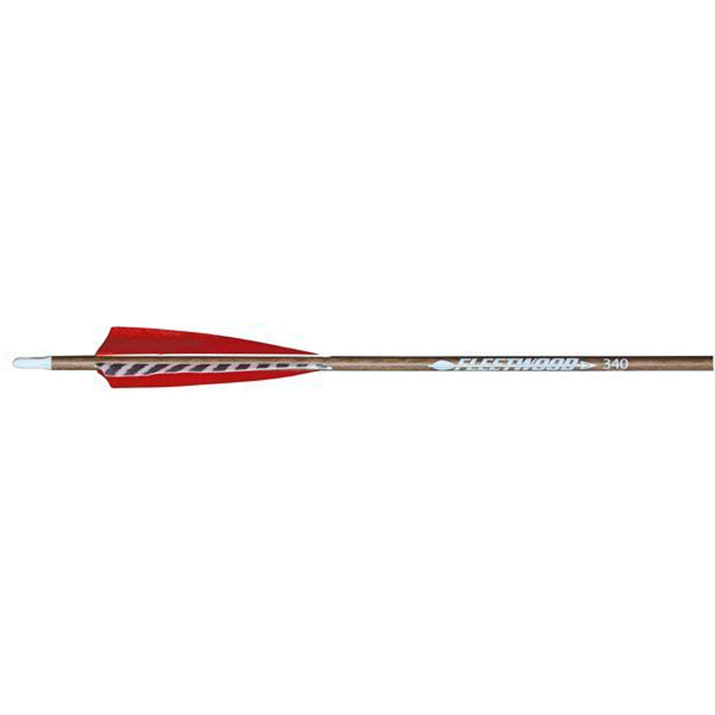 Fleetwood Natural Grain Carbon Arrows 340 Spine Turkey Feathers 6-Pack