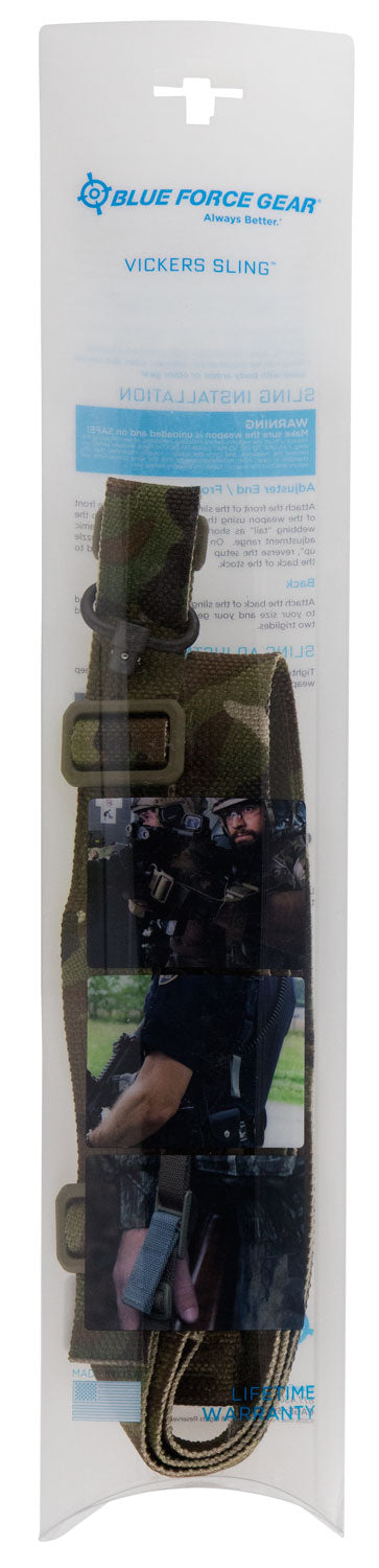 Blue Force Gear VCAS2TO1PB125AAMC Vickers 221 MultiCam Cordura One-Two Point Sling