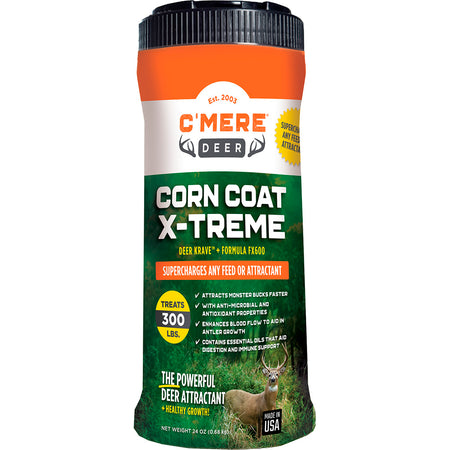 C'mere Deer Corn Coat Xtreme Deer Attractant 24 oz.