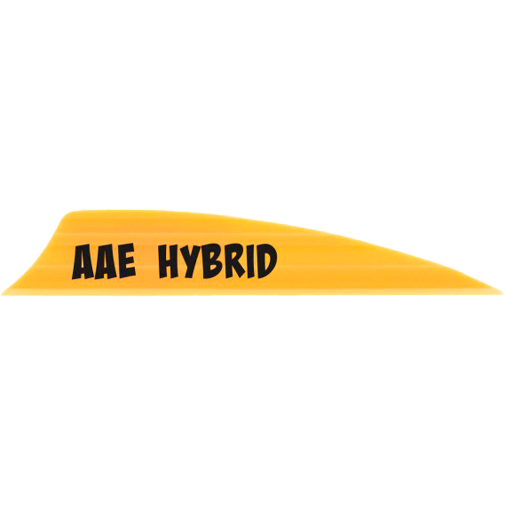 AAE Hybrid 2.0 Shield Cut Arrow Vanes Fire Orange 50-Pack