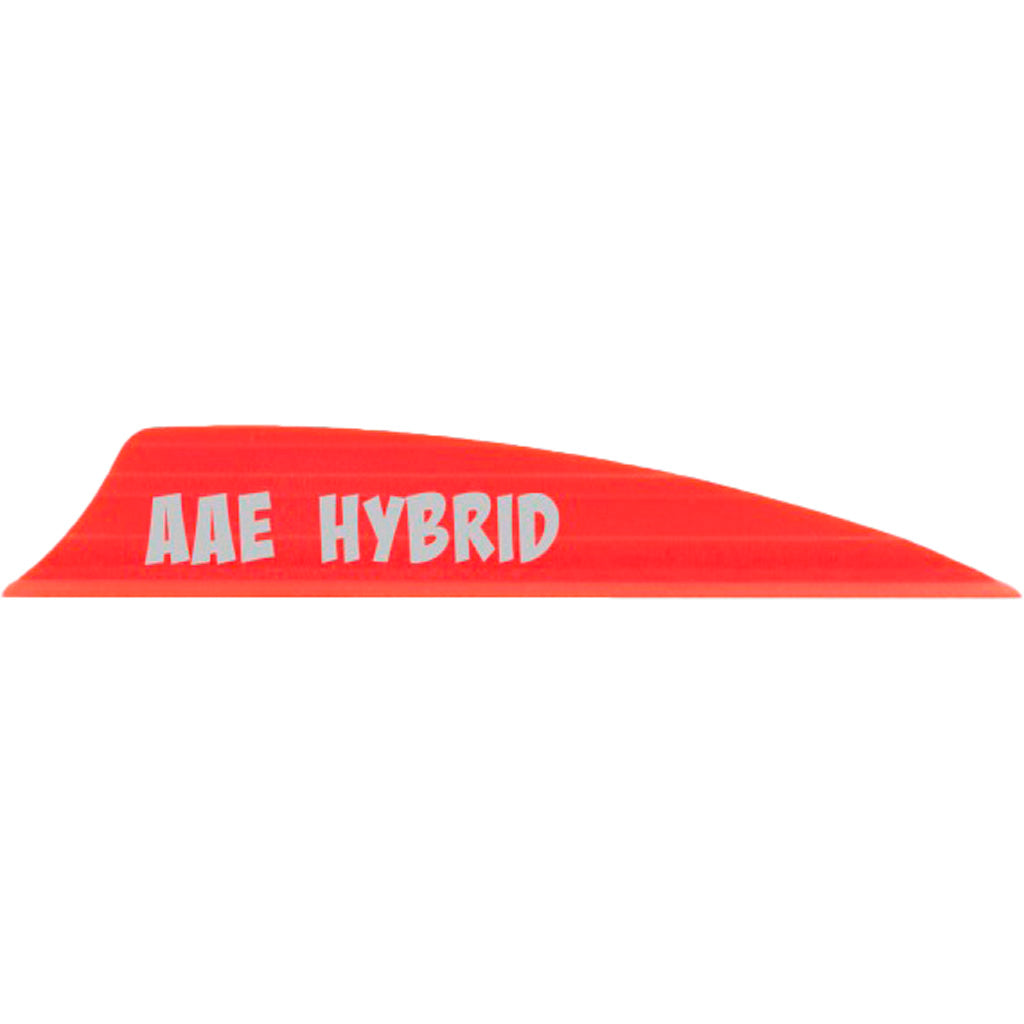 AAE Hybrid 2.0 Shield Cut Arrow Vanes Red 50-Pack