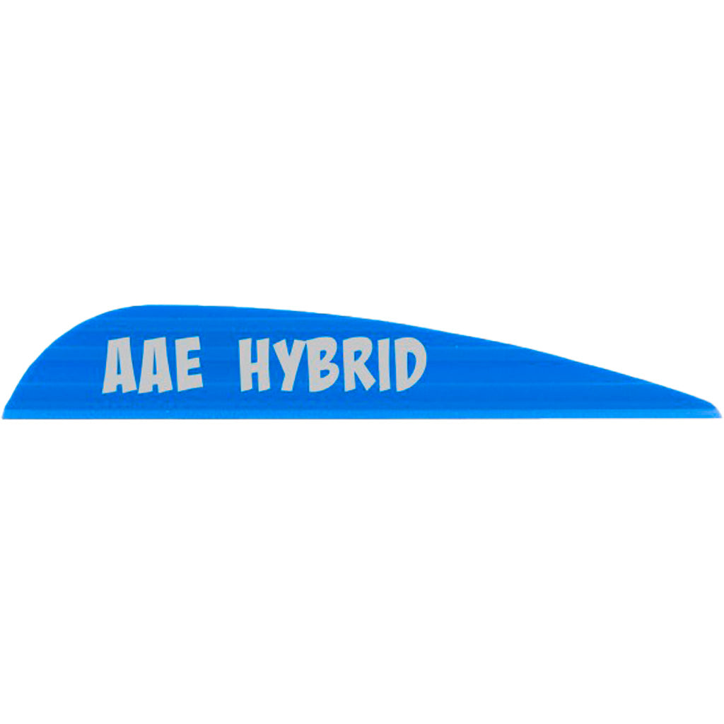 AAE Hybrid 23 Arrow Fletching Vanes Blue 50-Pack