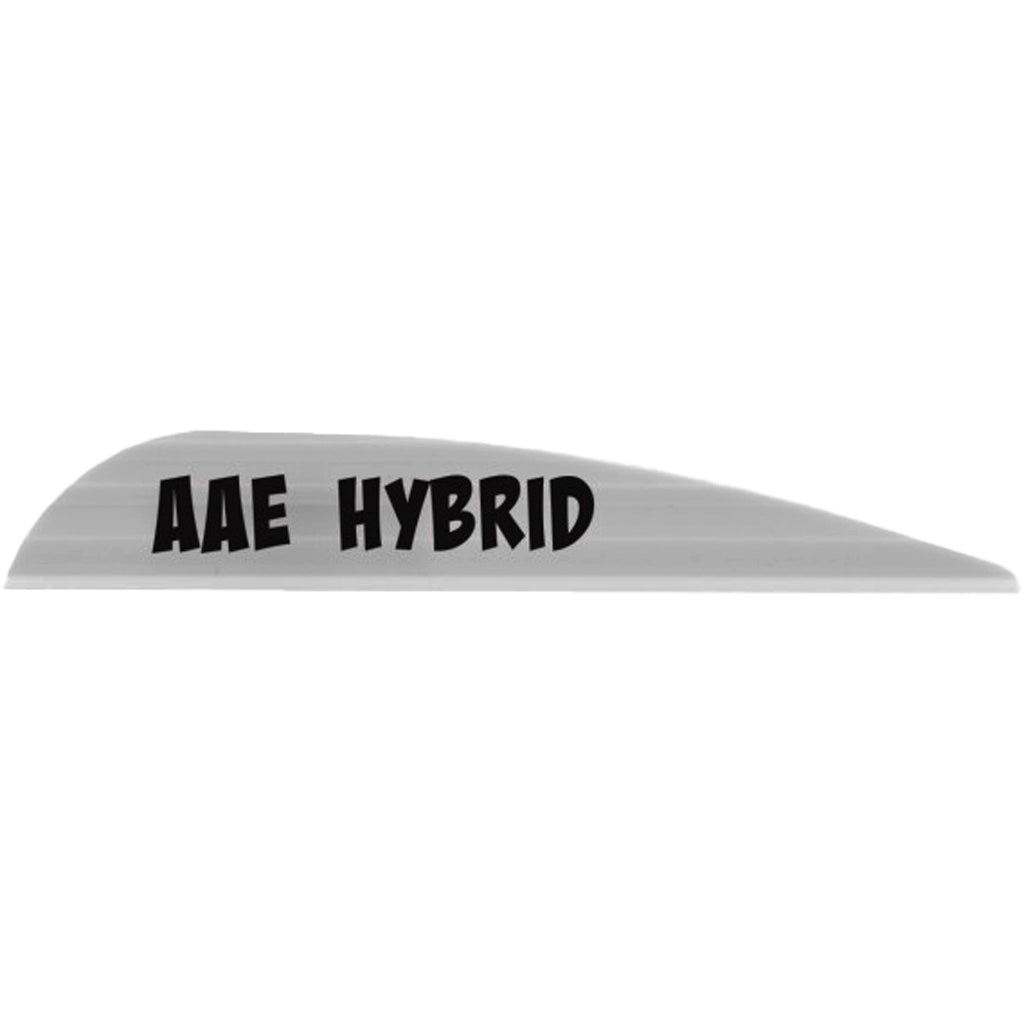 AAE Hybrid 23 Arrow Fletching Vanes Gray 50-Pack