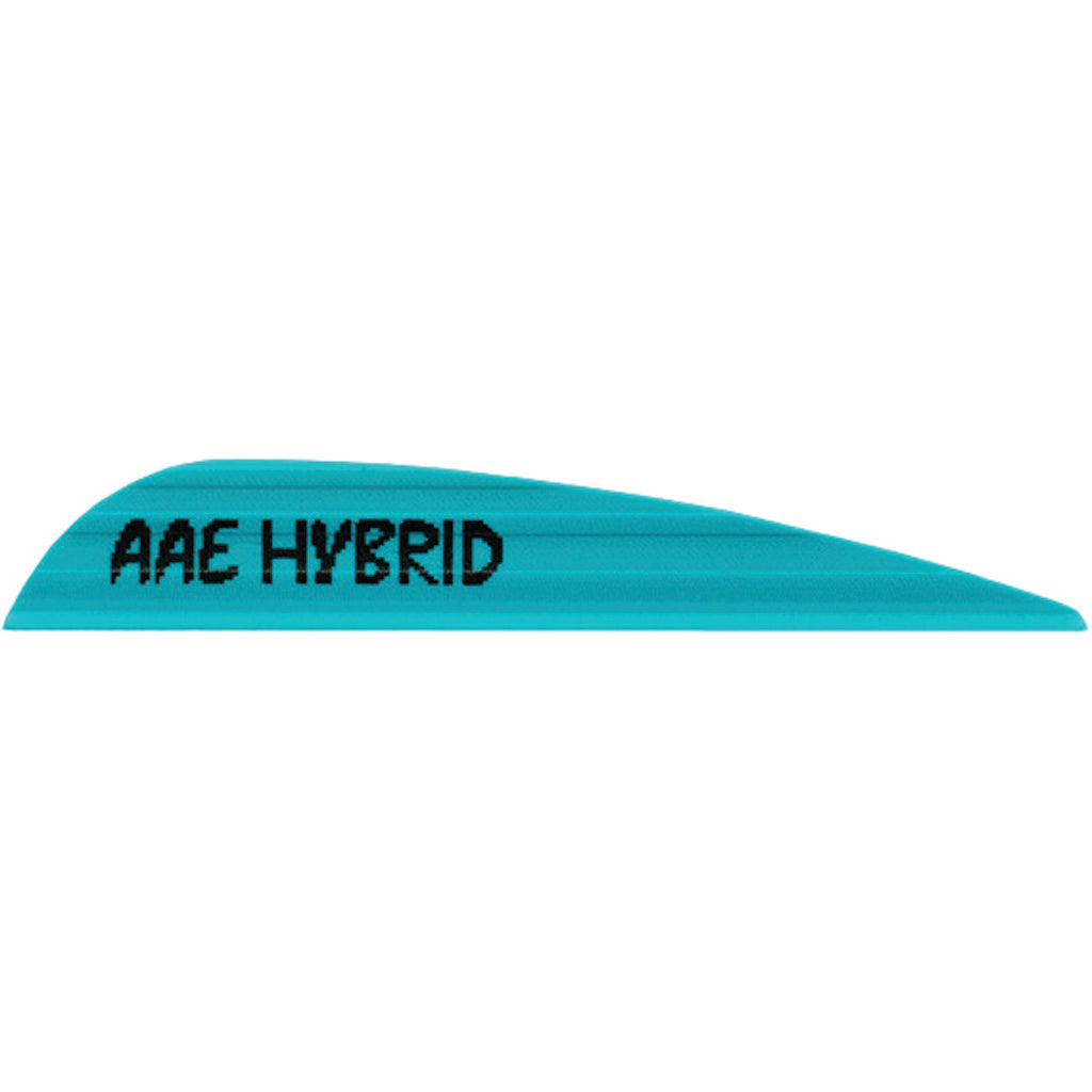 AAE Hybrid 23 Arrow Vanes Teal 50-Pack