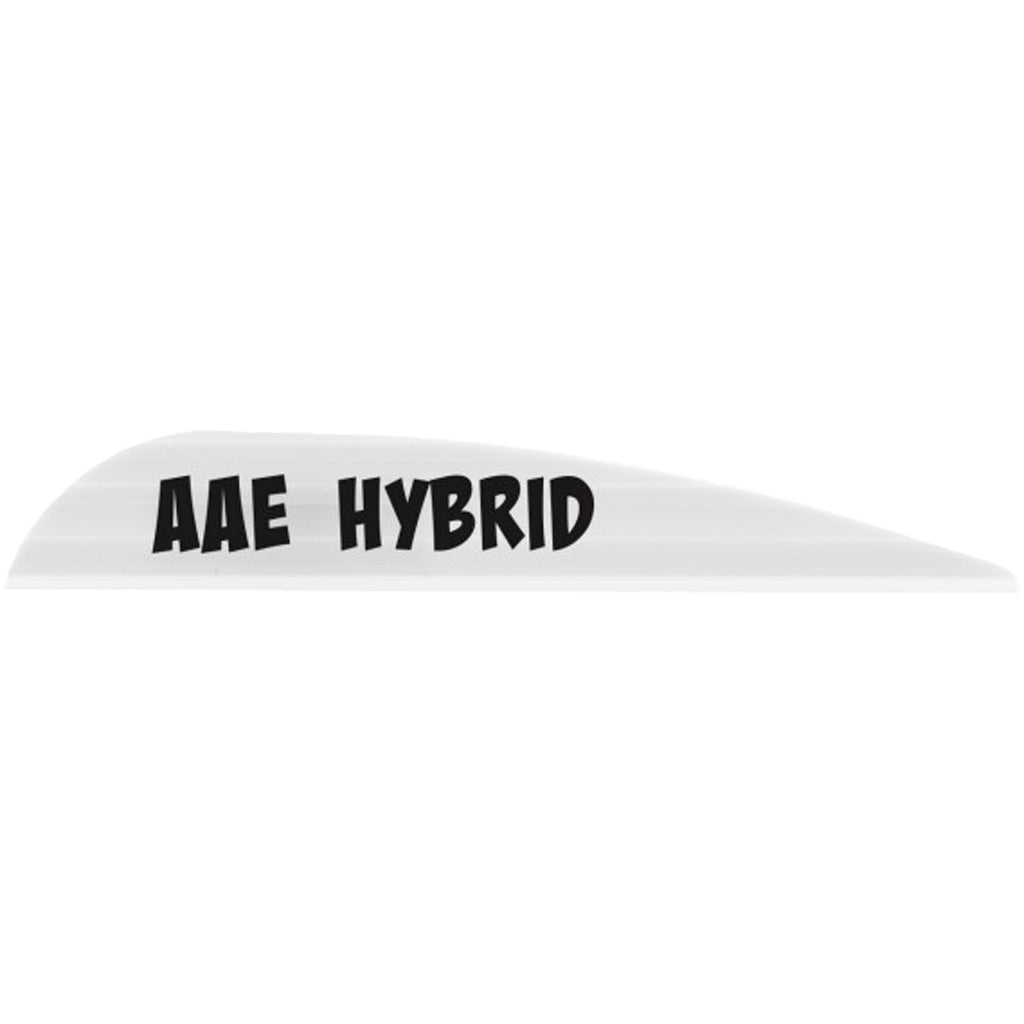 AAE Hybrid 23 Arrow Vanes White 50-Pack